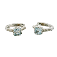 Earrings Comete Woman in Gold Acquamarina 0.40 Ct ORB 787 - ORB 787